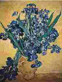 Still Life with Irises, Vincent Van Gogh